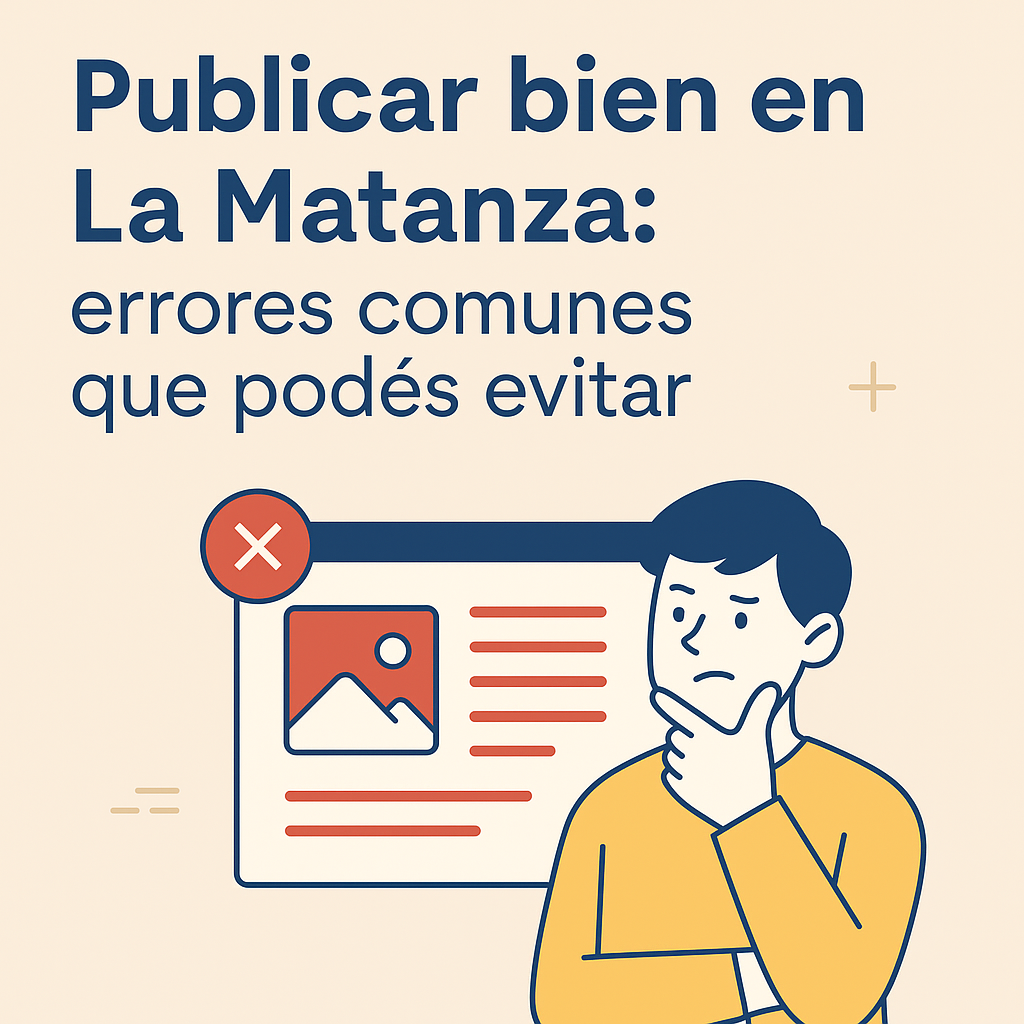 Publicar bien en La Matanza: errores comunes que podés evitar
