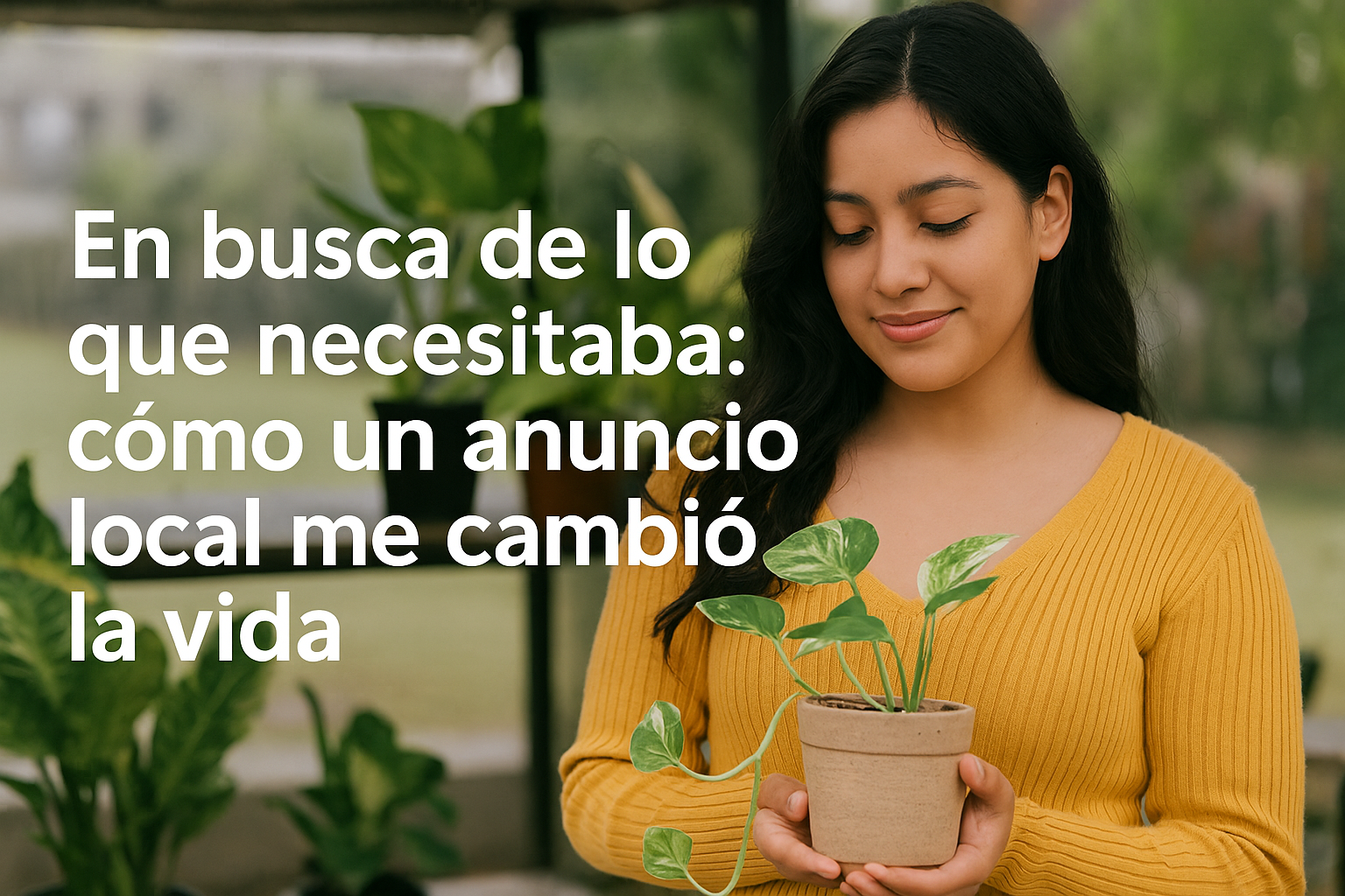 ✨ En busca de lo que necesitaba: cómo un anuncio local me cambió la vida