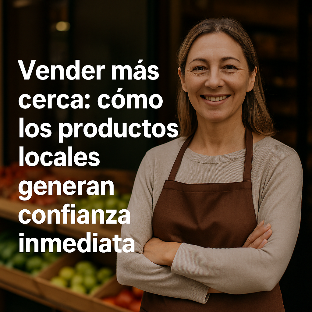 🛒 Vender más cerca: cómo los productos locales generan confianza inmediata