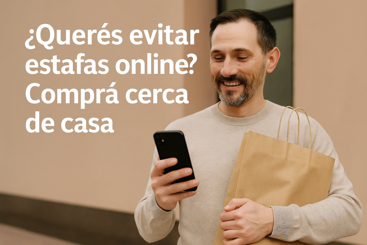 ¿Querés evitar estafas online? Comprá cerca de casa