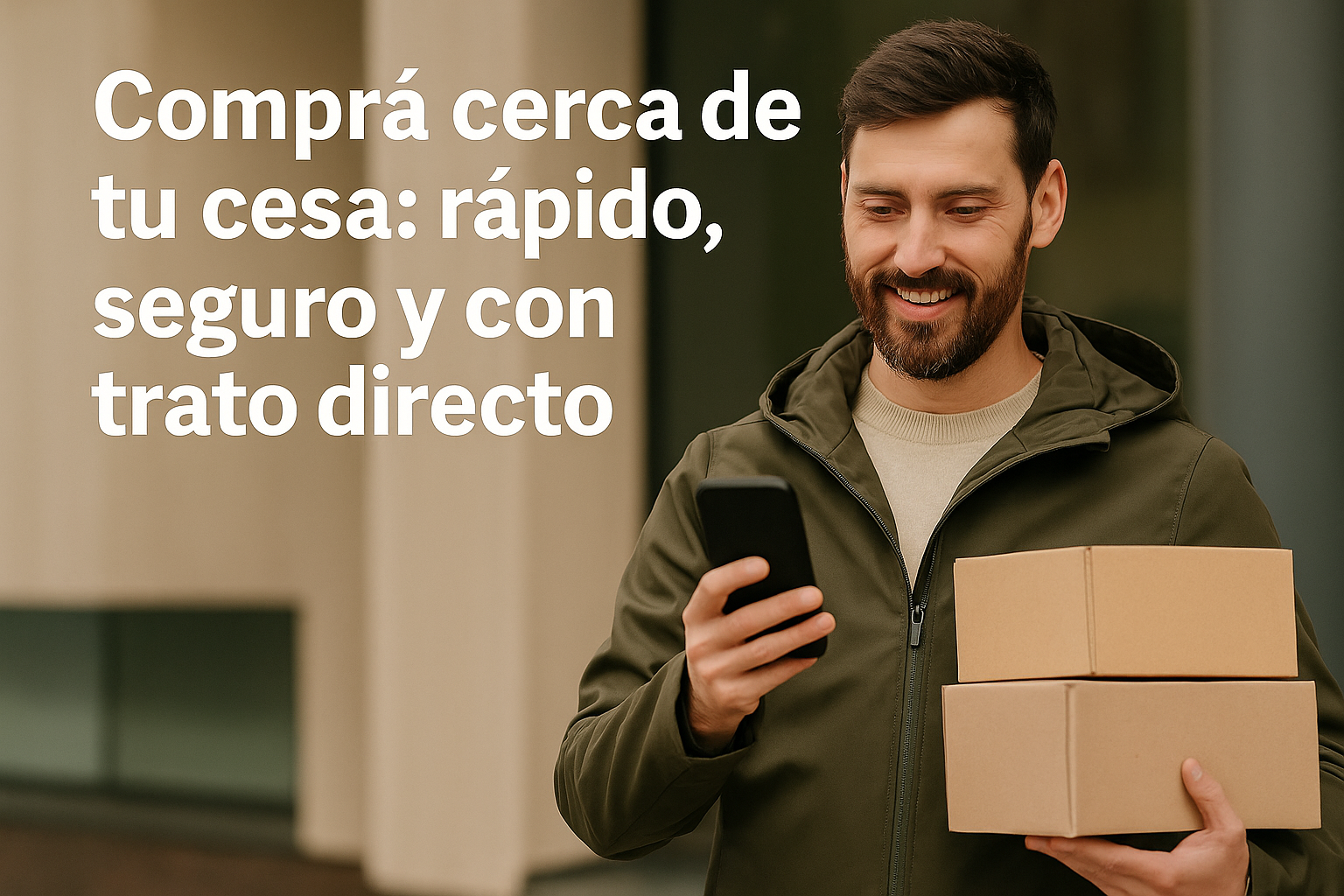 Comprá cerca de tu casa: rápido, seguro y con trato directo