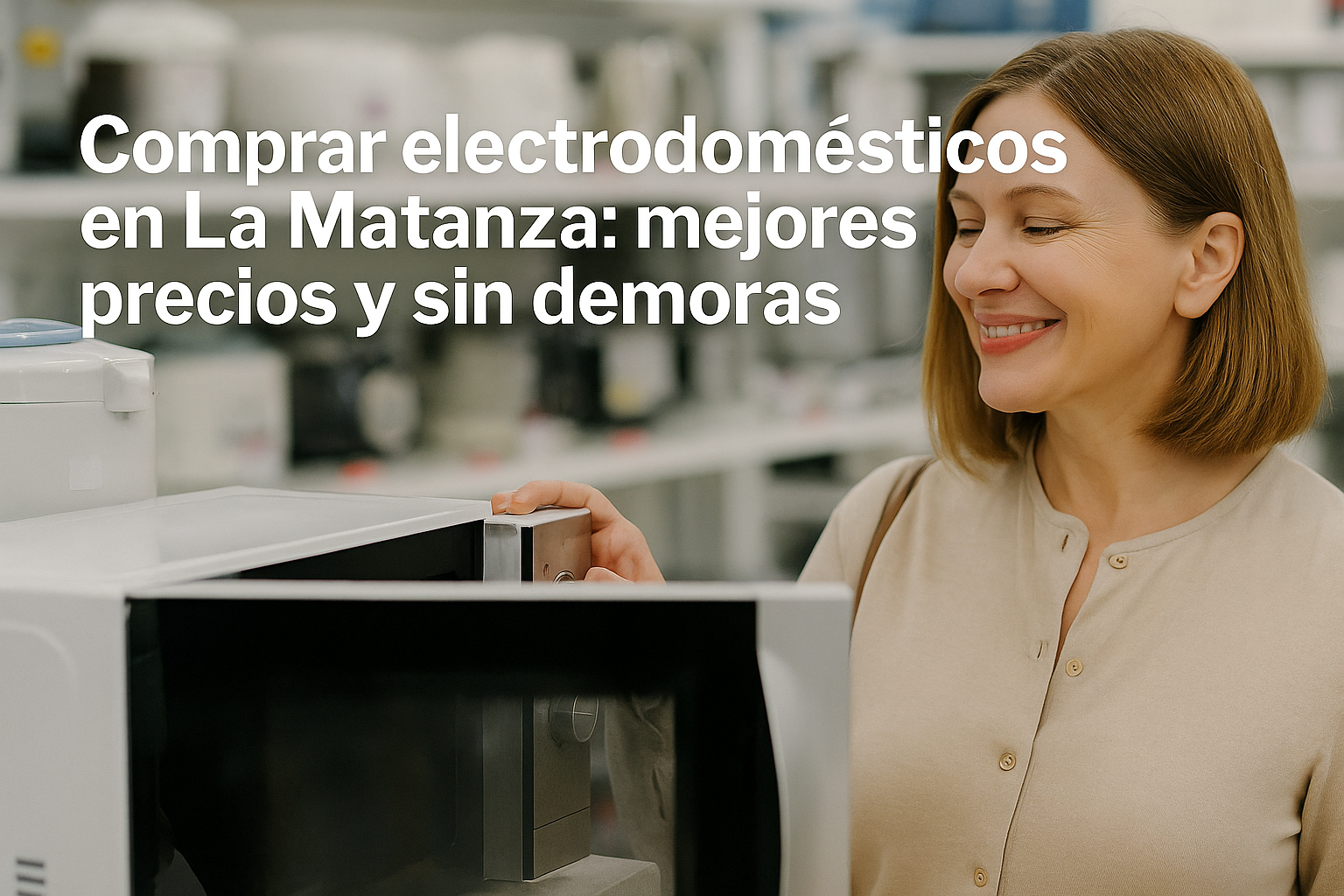 💡 Comprar electrodomésticos en La Matanza: mejores precios y sin demoras