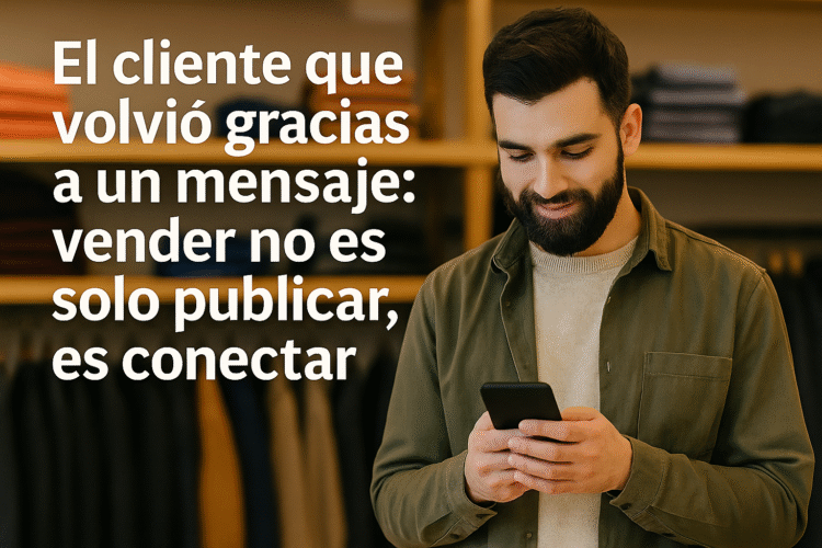 🎯 El cliente que volvió gracias a un mensaje: vender no es solo publicar, es conectar