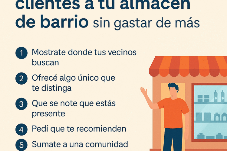 Cómo atraer más clientes a tu almacén de barrio sin gastar de más