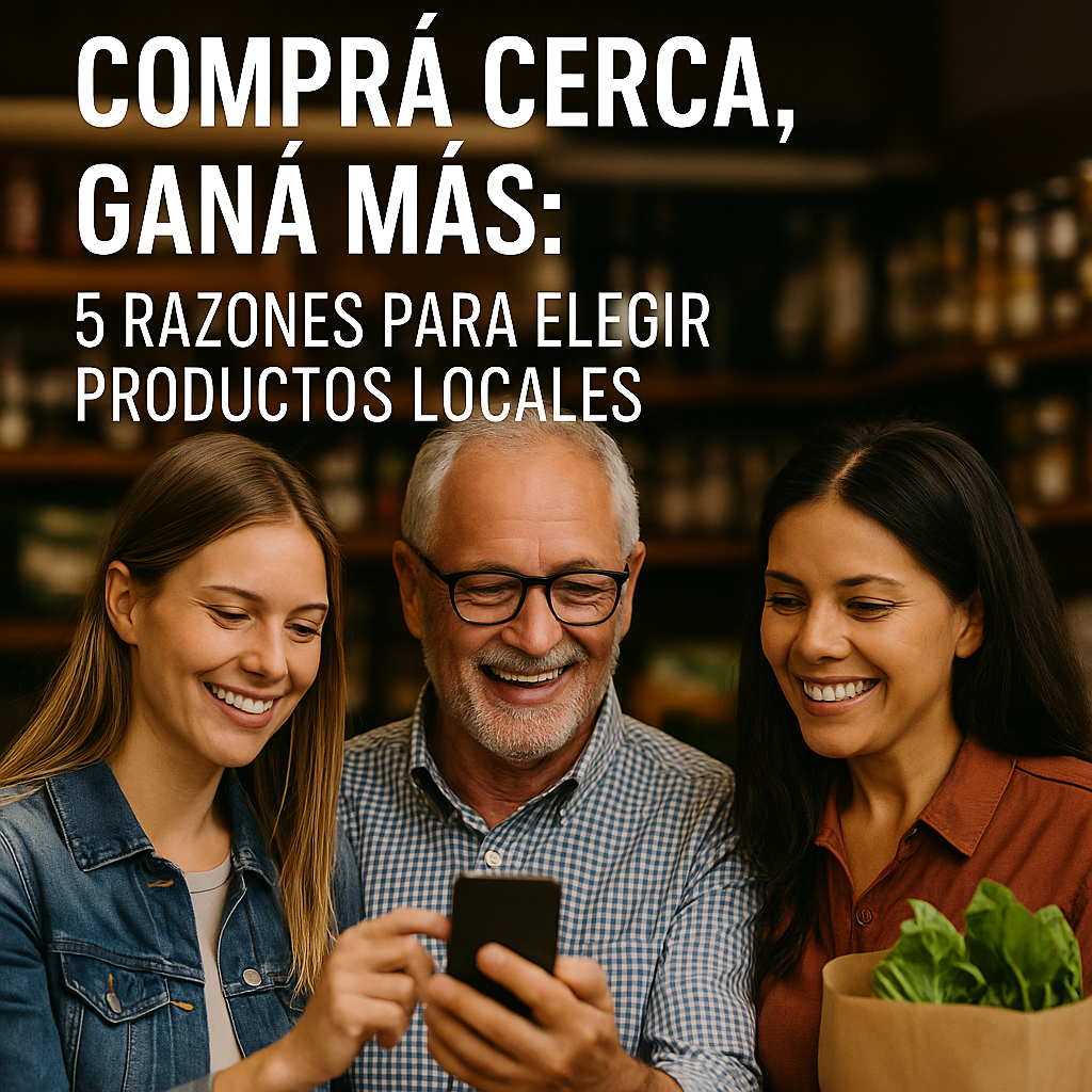 Comprá cerca, ganá más: 5 razones para elegir productos locales