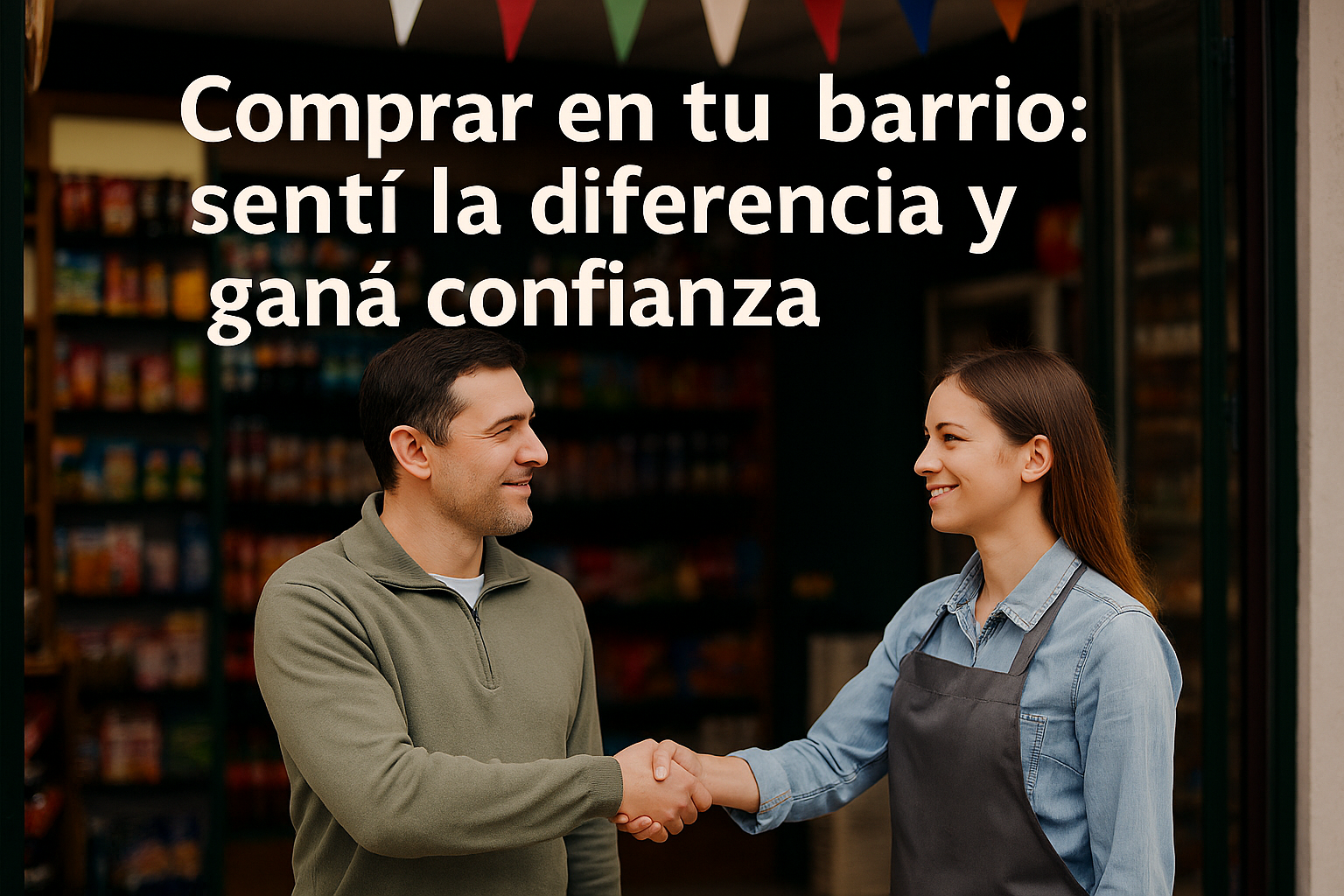 Comprar en tu barrio: sentí la diferencia y ganá confianza