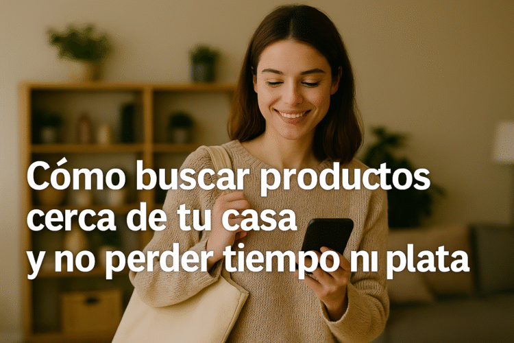 Cómo buscar productos cerca de tu casa y no perder tiempo ni plata