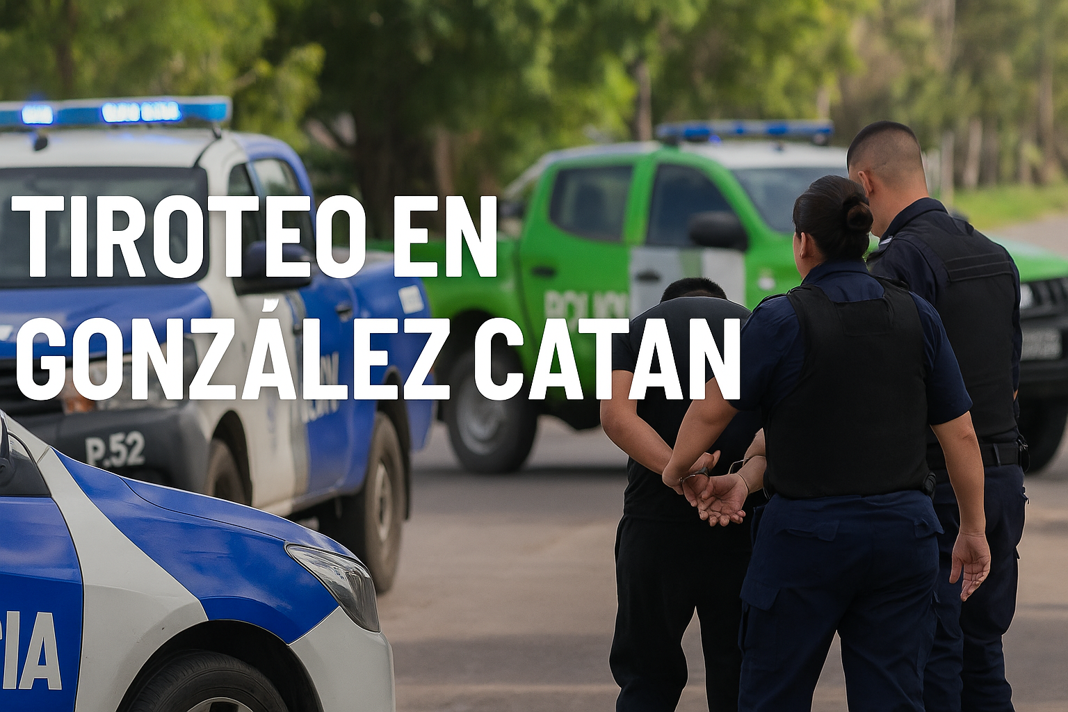 Feroz tiroteo a plena luz del día en González Catán