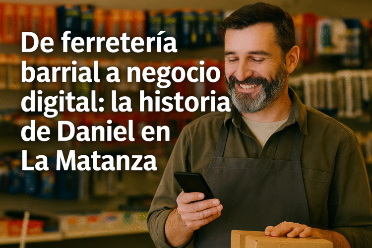 De ferretería barrial a negocio digital: la historia de Daniel en La Matanza