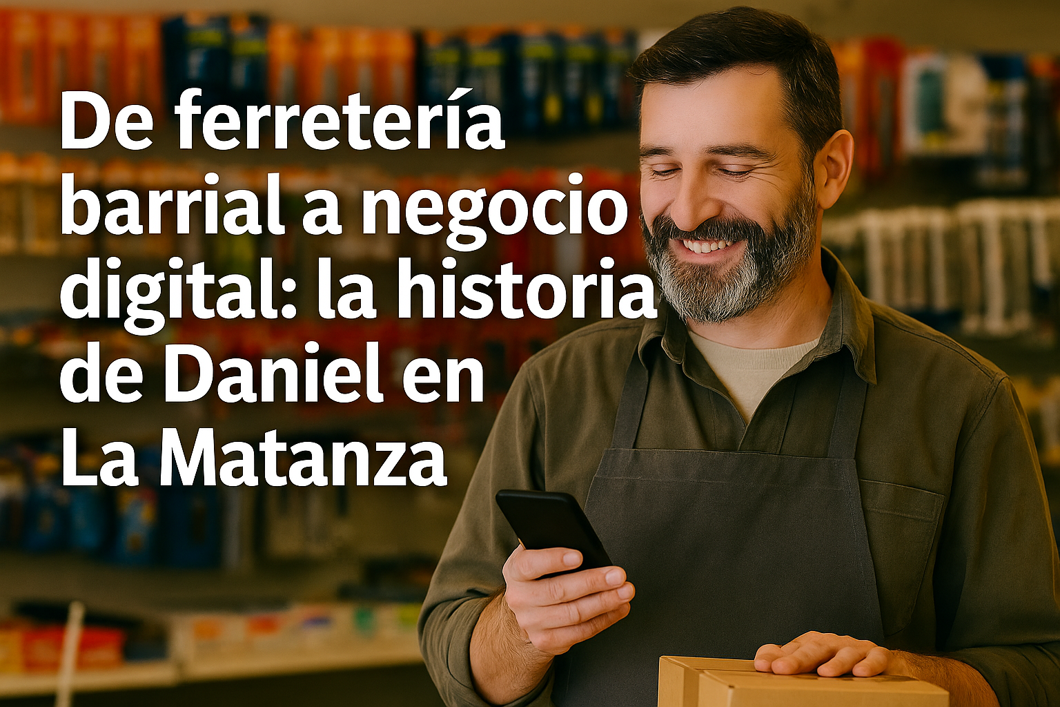 De ferretería barrial a negocio digital: la historia de Daniel en La Matanza
