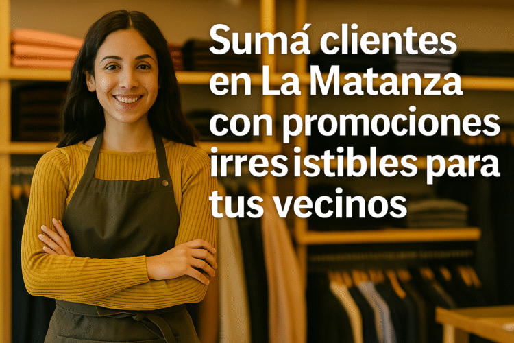 Sumá clientes en La Matanza con promociones irresistibles para tus vecinos
