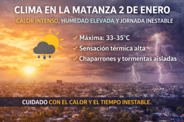 Clima en La Matanza 2 de enero