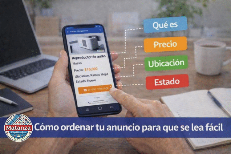 Cómo ordenar tu anuncio para que se lea fácil
