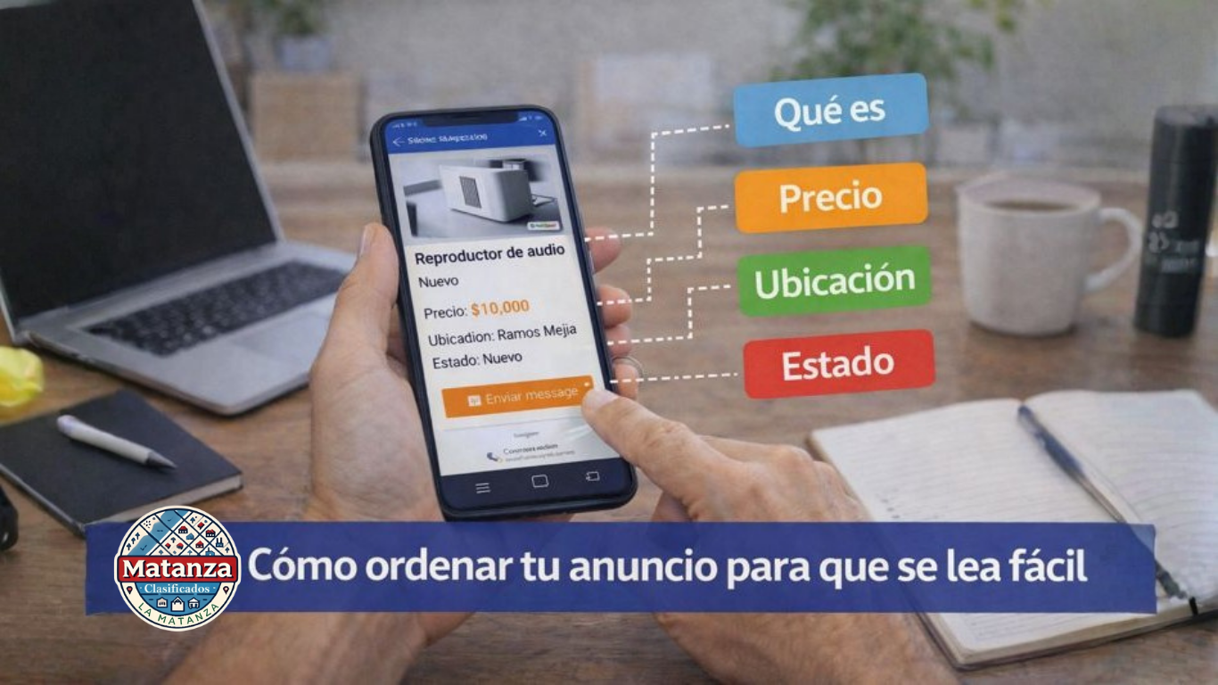 Cómo ordenar tu anuncio para que se lea fácil