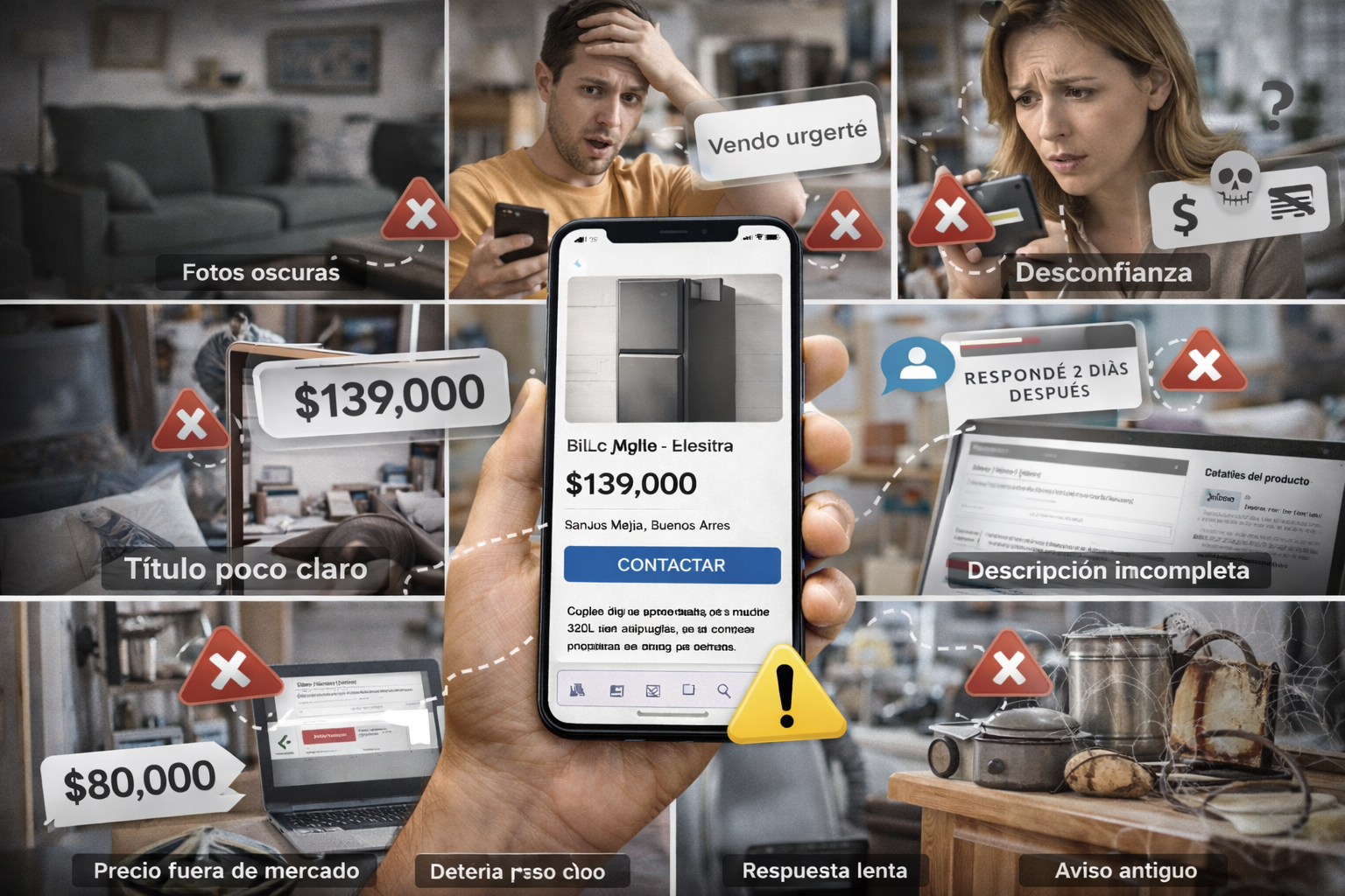 7 errores que hacen que tu anuncio no reciba consultas