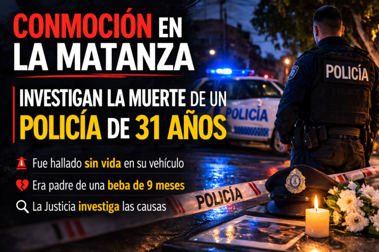 Conmoción en La Matanza: investigan la muerte de un policía de 31 años