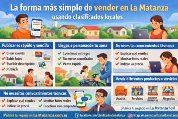 La forma más simple de vender en La Matanza usando clasificados locales